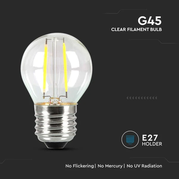 V-TAC 15 LED Festoon String Lights & Filament Bulbs Indoor Outdoor Bundle 7 V-TAC 15 LED Festoon String Lights & Filament Bulbs Indoor Outdoor Bundle - Image 7