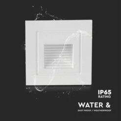 Set Of 4 V-TAC 3W LED Square Step Lights -ELEND SHOP 30965941 alt05