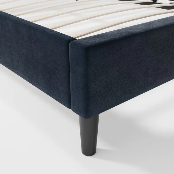 Alara Pleated Velvet Bed Frame 19 Alara Pleated Velvet Bed Frame - Image 19