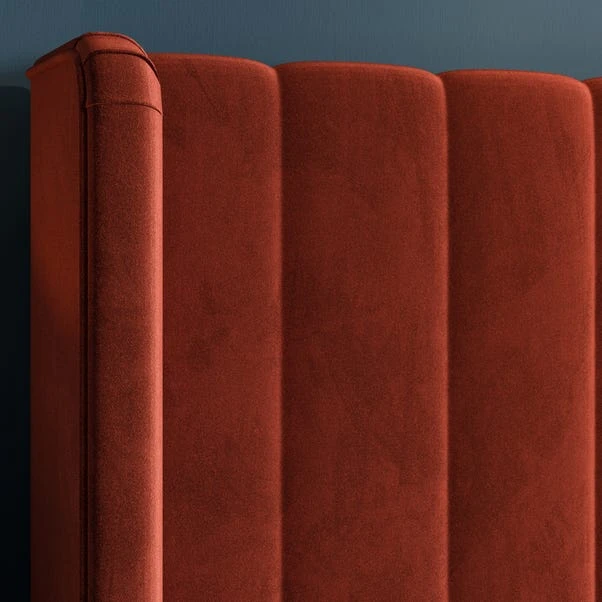 Alara Pleated Velvet Bed Frame 11 Alara Pleated Velvet Bed Frame - Image 11