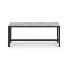 Return - Staten 2 Seater Dining Bench, Grey, 121cm -ELEND SHOP 30968698 alt02