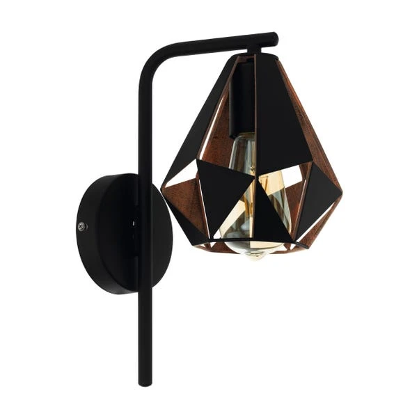 EGLO Carlton Art Deco Geometric Wall Light 3 EGLO Carlton Art Deco Geometric Wall Light - Image 3