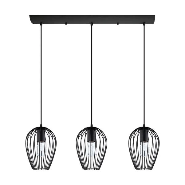 EGLO Newtown Mid Century Industrial 3 Light Adjustable Diner Ceiling Light 3 EGLO Newtown Mid Century Industrial 3 Light Adjustable Diner Ceiling Light - Image 3