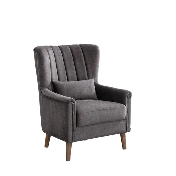 Image Furnishings Charlotte Velvet Wingback Occasional Armchair 5 Image Furnishings Charlotte Velvet Wingback Occasional Armchair - Image 5
