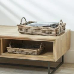 Set Of 2 Kubu Basket Trays