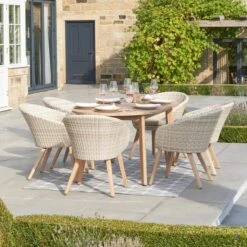 Pacific Lifestyle Cabon Outdoor 6 Seater Dining Set