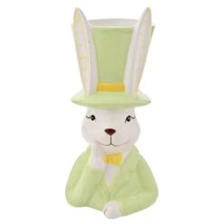 Eggs-traordinary Gift Co. Bunny In Top Hat Plant Pot -ELEND SHOP 30984657 alt03