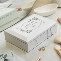 Personalised Butterfly Wooden Jewellery Box -ELEND SHOP 30985078 alt04