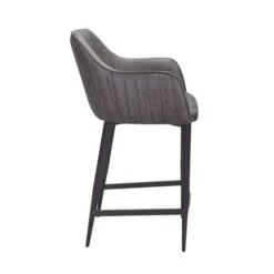 Indus Valley Logan 4 Seater Bar Table With 4 Logan Faux Leather Bar Stools 34 Indus Valley Logan 4 Seater Bar Table With 4 Logan Faux Leather Bar Stools -ELEND SHOP 30985749 alt07