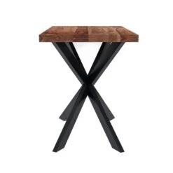 Indus Valley Logan 4 Seater Bar Table With 4 Logan Faux Leather Bar Stools 21 Indus Valley Logan 4 Seater Bar Table With 4 Logan Faux Leather Bar Stools -ELEND SHOP 30985757 alt03