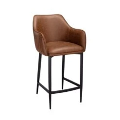 Indus Valley Logan 4 Seater Bar Table With 4 Logan Faux Leather Bar Stools 23 Indus Valley Logan 4 Seater Bar Table With 4 Logan Faux Leather Bar Stools -ELEND SHOP 30985757 alt05