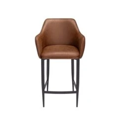 Indus Valley Logan 4 Seater Bar Table With 4 Logan Faux Leather Bar Stools 24 Indus Valley Logan 4 Seater Bar Table With 4 Logan Faux Leather Bar Stools -ELEND SHOP 30985757 alt06