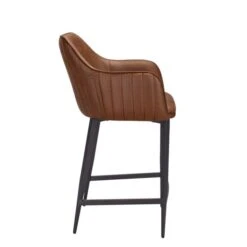 Indus Valley Logan 4 Seater Bar Table With 4 Logan Faux Leather Bar Stools 25 Indus Valley Logan 4 Seater Bar Table With 4 Logan Faux Leather Bar Stools -ELEND SHOP 30985757 alt07