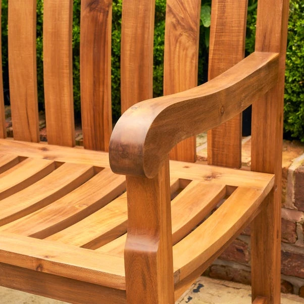 Beeley Medium Outdoor Bench 3 Beeley Medium Outdoor Bench - Image 3