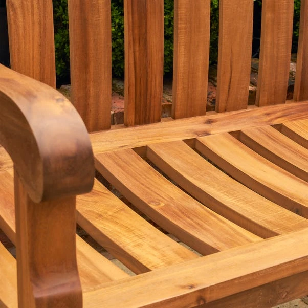 Beeley Medium Outdoor Bench 4 Beeley Medium Outdoor Bench - Image 4