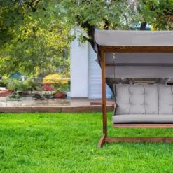 Brestwick 3 Seater Outdoor Swing Seat 4 Brestwick 3 Seater Outdoor Swing Seat -ELEND SHOP 30987769 alt01