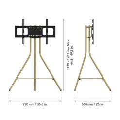 AVF Tiga Freestanding Metal Tripod TV Stand For TVs Up To 65" -ELEND SHOP 30989781 alt05