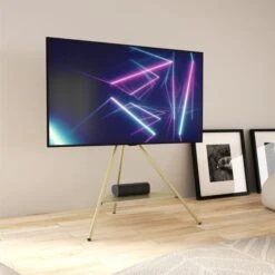 AVF Tiga Freestanding Metal Tripod TV Stand For TVs Up To 65" -ELEND SHOP 30989781 alt08