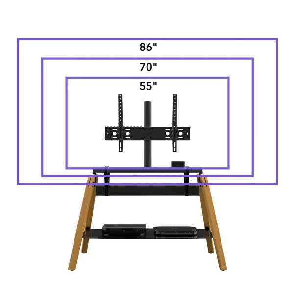 AVF Hoxton Quad TV Unit For TVs Up To 85" 5 AVF Hoxton Quad TV Unit For TVs Up To 85" - Image 5