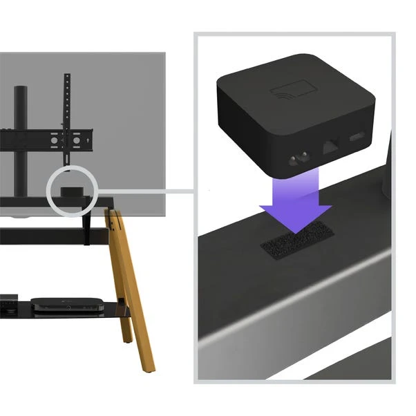 AVF Hoxton Quad TV Unit For TVs Up To 85" 8 AVF Hoxton Quad TV Unit For TVs Up To 85" - Image 8