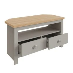 Return - Lancaster Corner TV Stand For TV's Up To 42", Grey -ELEND SHOP 30989857 alt03