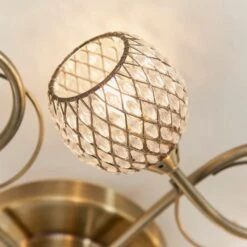 Return - Vogue Malden 5 Light Semi Flush Ceiling Light -ELEND SHOP 30989863 alt04