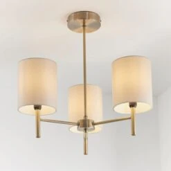 Return - Vogue Dewey 3 Light Semi Flush Ceiling Light