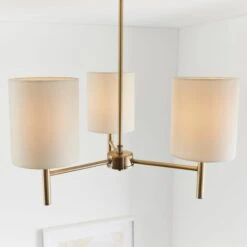Return - Vogue Dewey 3 Light Semi Flush Ceiling Light -ELEND SHOP 30989864 alt06