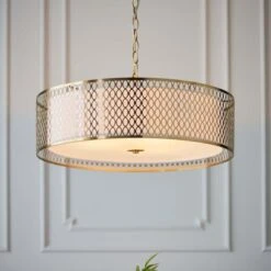 Return - Vogue Toina 3 Light Pendant Light, Gold -ELEND SHOP 30989879 alt02