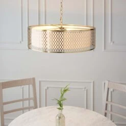 Return - Vogue Toina 3 Light Pendant Light, Gold -ELEND SHOP 30989879 alt03