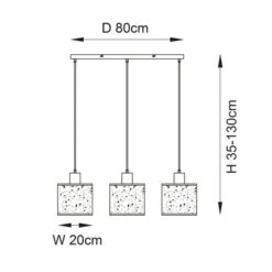 Return - Vogue Ferris 3 Light Diner Ceiling Light 19 Return - Vogue Ferris 3 Light Diner Ceiling Light -ELEND SHOP 30989880 alt09