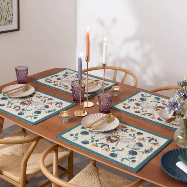 Wylder Set Of 4 Wild Garden Placemats 1 Wylder Set Of 4 Wild Garden Placemats