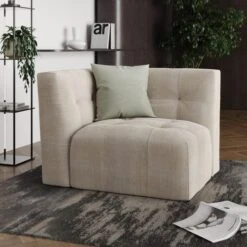 Modular Squish Natural Tonal Chenille 3 Seater Sofa 15 Modular Squish Natural Tonal Chenille 3 Seater Sofa -ELEND SHOP 60227159 alt05
