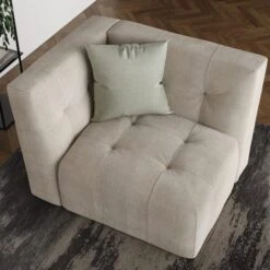 Modular Squish Natural Tonal Chenille 3 Seater Sofa 16 Modular Squish Natural Tonal Chenille 3 Seater Sofa -ELEND SHOP 60227159 alt06