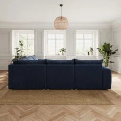 Full Circle Austin Navy Cosy Velvet Full Corner 11 Full Circle Austin Navy Cosy Velvet Full Corner -ELEND SHOP 60235700 alt02