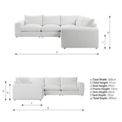 Full Circle Austin Navy Cosy Velvet Full Corner 15 Full Circle Austin Navy Cosy Velvet Full Corner -ELEND SHOP 60235700 alt07