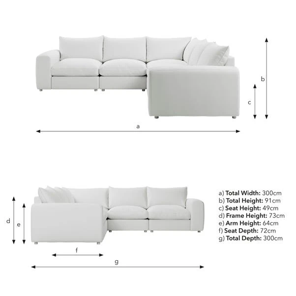 Full Circle Austin Navy Cosy Velvet Full Corner 7 Full Circle Austin Navy Cosy Velvet Full Corner - Image 7